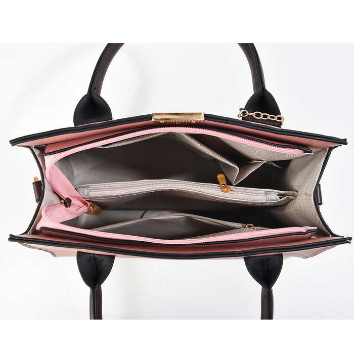 H2029 - Fashion Embroidery 2pc Handbag Set