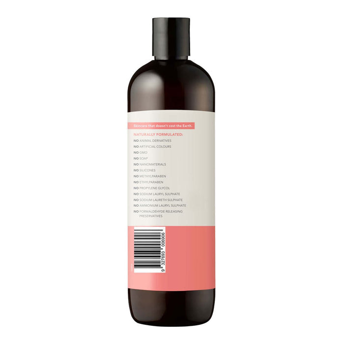 Bottle with a label on a white background.