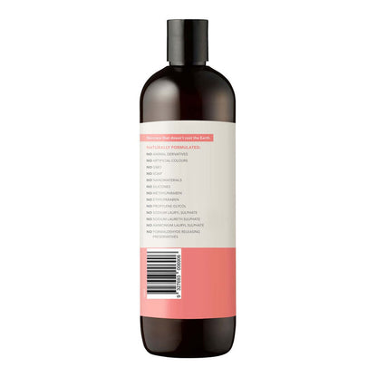 Bottle with a label on a white background.