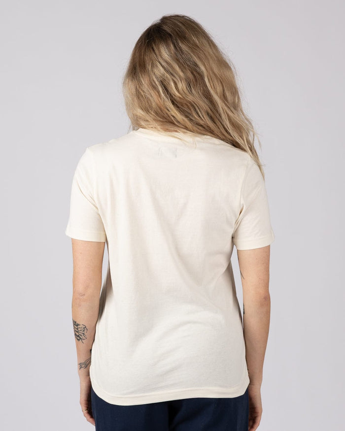 Happy Place Wales Womens Short Sleeve T-Shirt in Cream