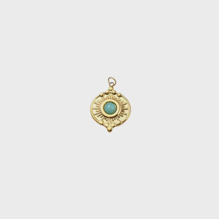 Harmony Aqua Stone Charm