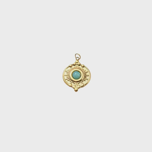 Harmony Aqua Stone Charm