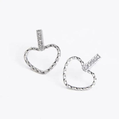 Heart Outline Waterproof Earrings