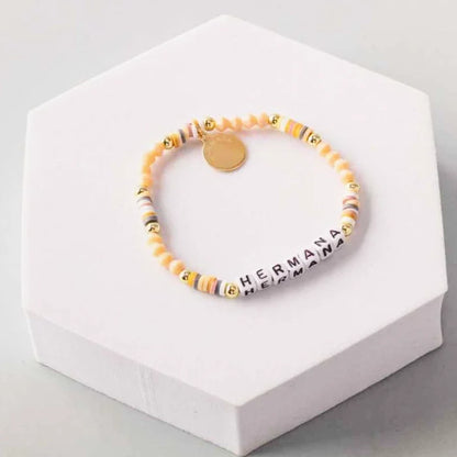 Hermana Disc Bead Coin Bracelet - Chic Bohemian Beaded Jewelry (BL18276)