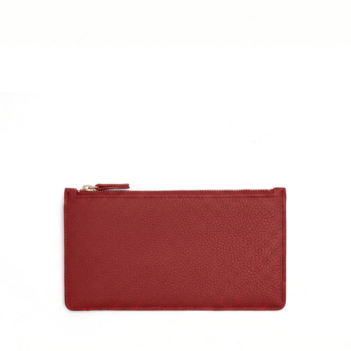 Highland Slim Horizontal Wallet Garnet Red