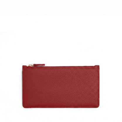 Highland Slim Horizontal Wallet Garnet Red