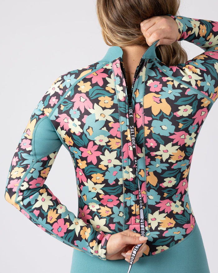 Holidaze Womens 2mm Reversible Springsuit in Blue & Black