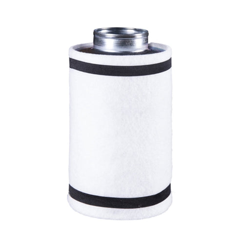 Hydro Crunch 4 in. x 12 in. Carbon Charcoal Air Filter with Flange 190 CFM Exhaust