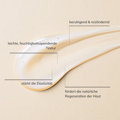Schaubild für Wirkweise und Textur Santaverde hydro repair gel