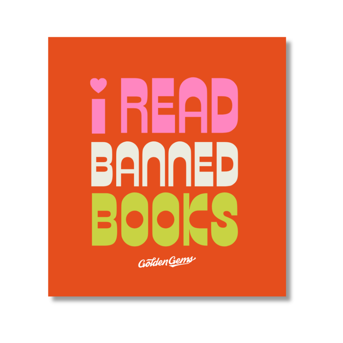 I Read Banned Books Sticker