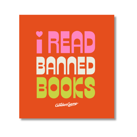 I Read Banned Books Sticker