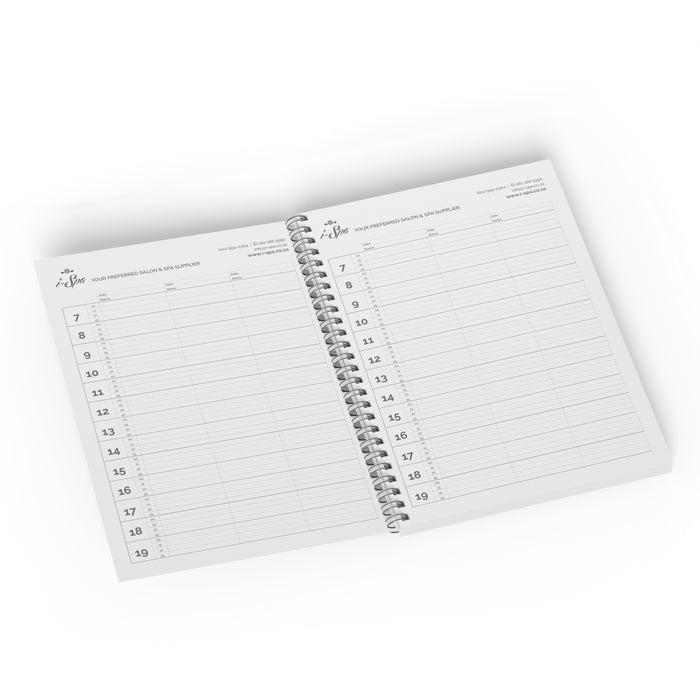 i-Spa A4 Appointment Book