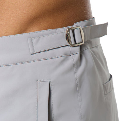 Icon Buckle Swimshort | Ice Grey