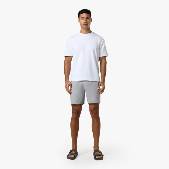Icon Buckle Swimshort | Ice Grey