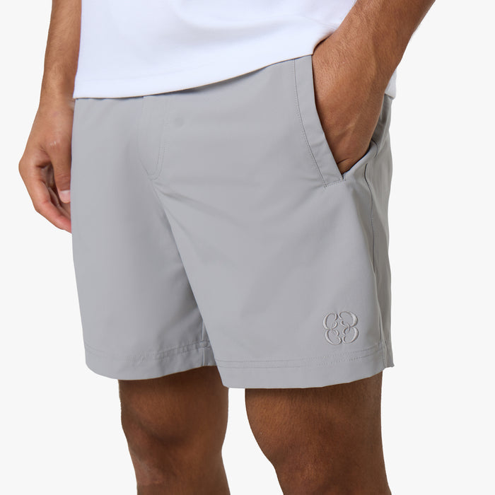 Icon Buckle Swimshort | Ice Grey