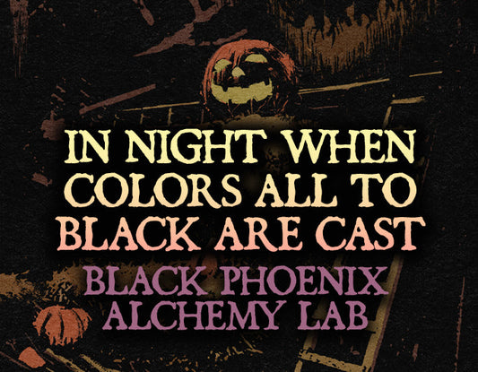 In Night When Colors all to Black are Cast 2025 Perfume Oil