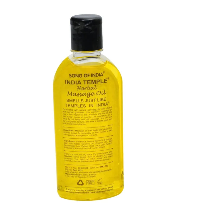 India Temple Herbal Massage Oil