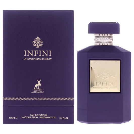 Infini - Intoxicating Cherry by Maison Alhambra for Unisex - 3.4 oz EDP Spray