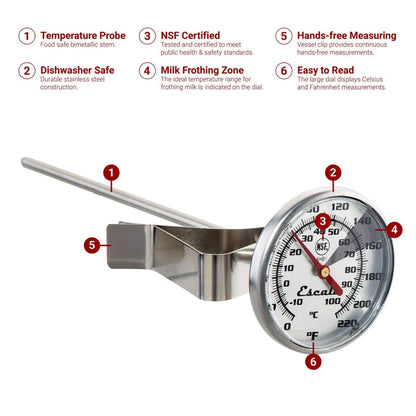Instant Read Beverage Thermometer | Escali