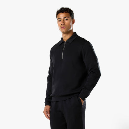 Interlock 1/4 Zip | Black