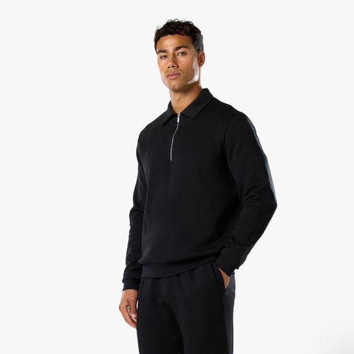 Interlock 1/4 Zip | Black
