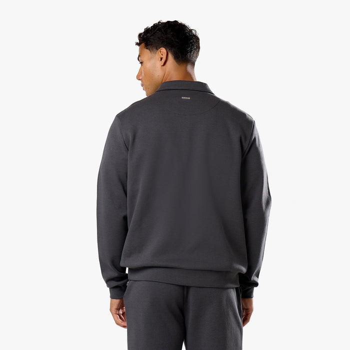 Interlock 1/4 Zip Tracksuit | Charcoal