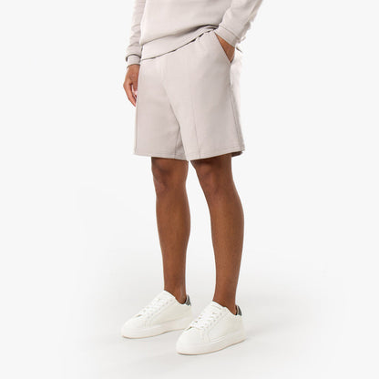 Interlock 1/4 Zip Twinset | Stone