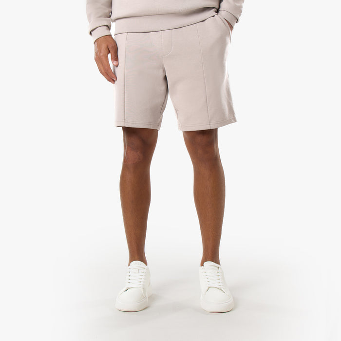 Interlock 1/4 Zip Twinset | Stone