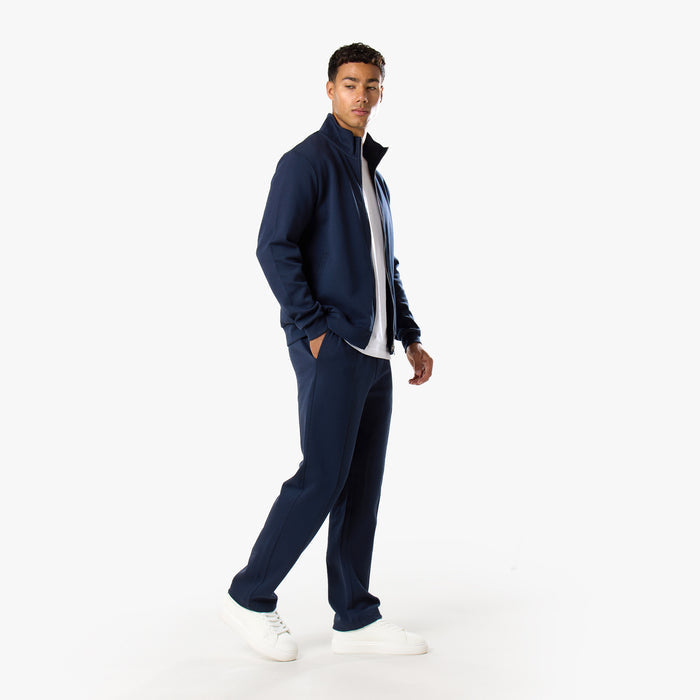 Interlock FZ Funnel Neck Tracksuit | Navy