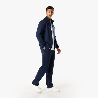 Interlock FZ Funnel Neck Tracksuit | Navy