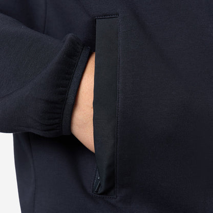 Interlock Tech Zip Hoodie |  Black