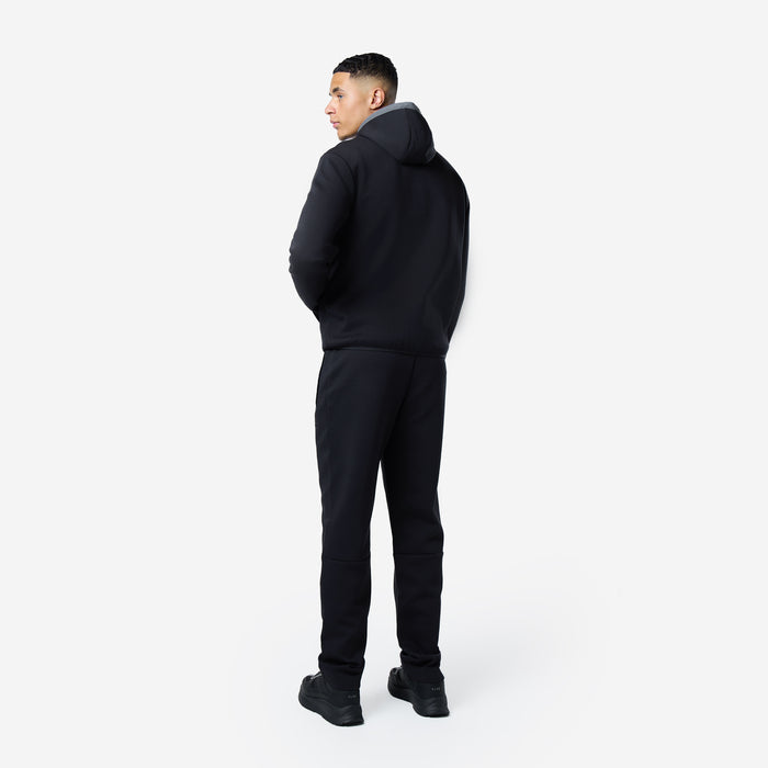 Interlock Tech Zip Hoodie |  Black