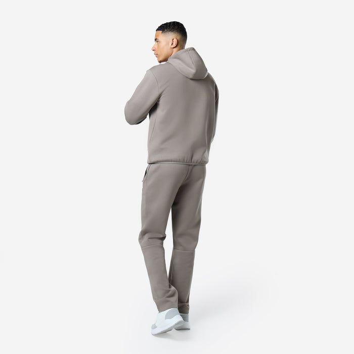 Interlock Tech Zip Hoodie |  Taupe