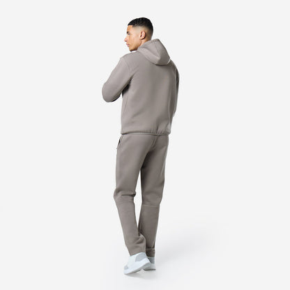 Interlock Tech Zip Hoodie |  Taupe