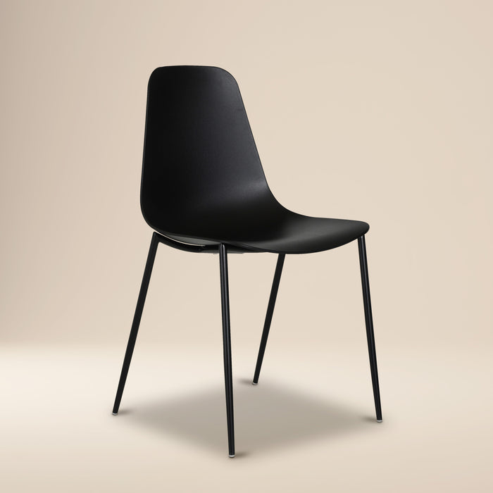 Isla Dining Chair | Ebony Black | Set of 4