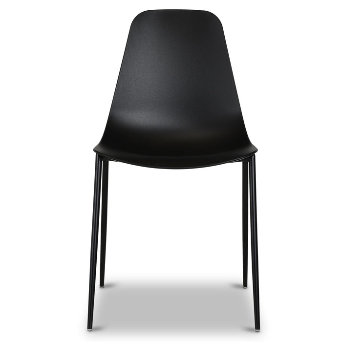 Isla Dining Chair | Ebony Black | Set of 4