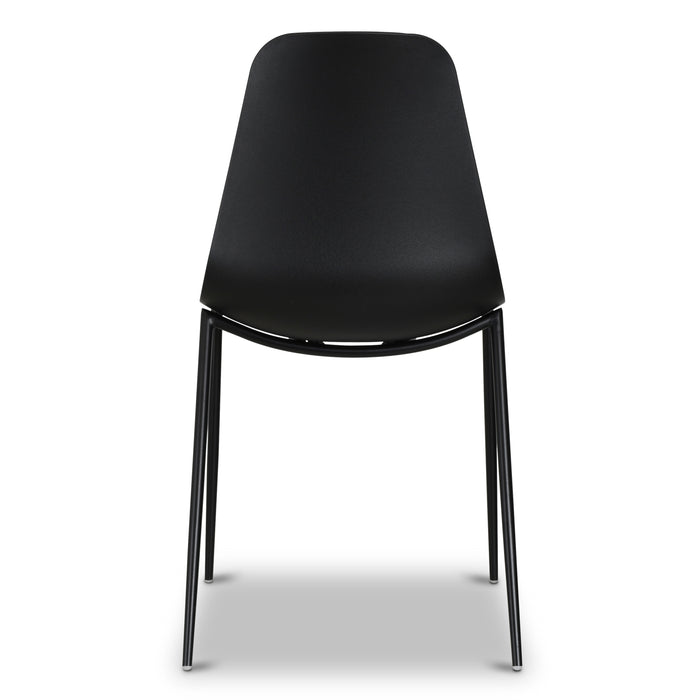Isla Dining Chair | Ebony Black | Set of 4