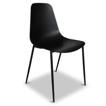 Isla Dining Chair | Ebony Black | Set of 4