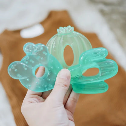 Itzy Ritzy Cutie Coolers Water Filed Teethers - Cactus