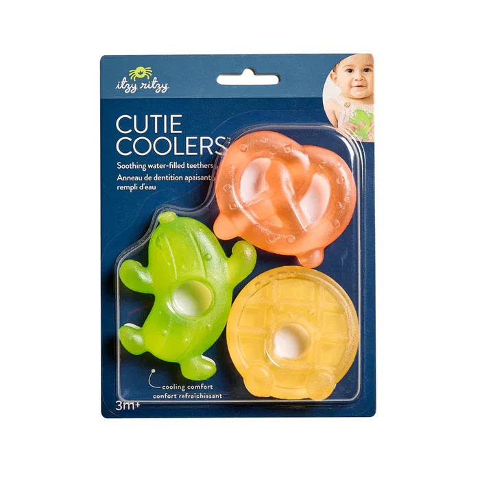 Itzy Ritzy Cutie Coolers Water Filled Teethers - Silly Foods