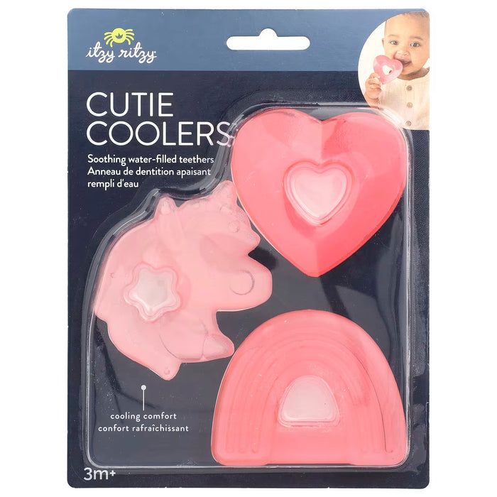 Itzy Ritzy Cutie Coolers Water Filled Teethers - Unicorn