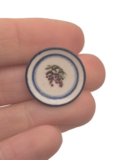 James Clark - Grape Pottery Plate