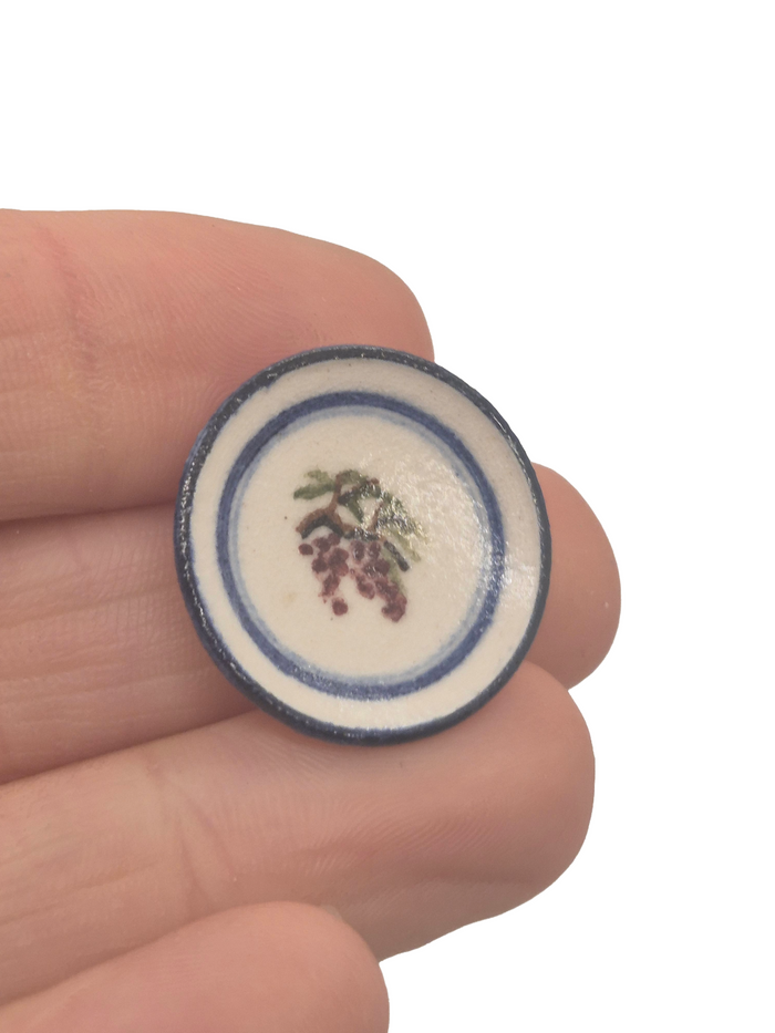 James Clark - Grape Pottery Plate
