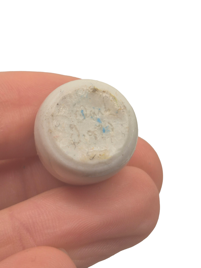 James Clark – Handmade Jar Labeled 'Sugar' *HAS CHIP*