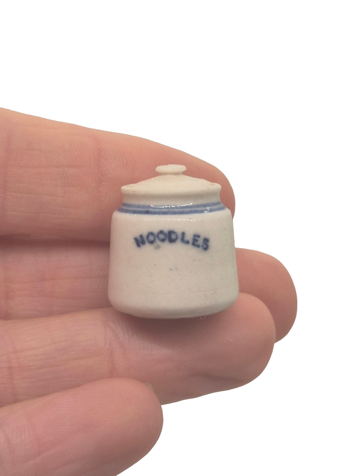 James Clark – Handmade 'Noodles' Jar with Removable Lid