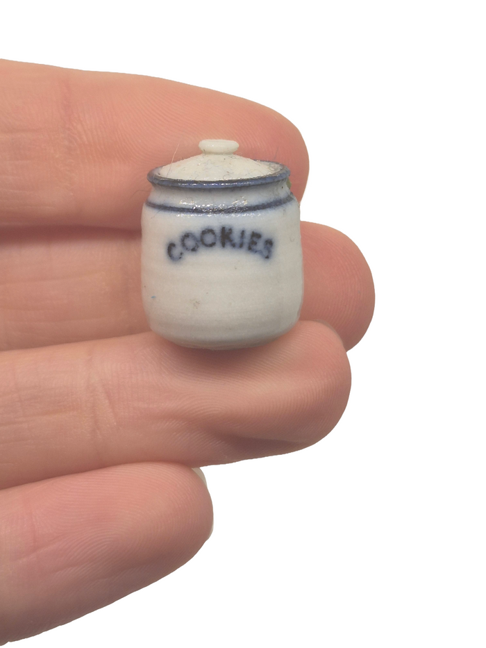 James Clark – Handmade Pottery Jar Labeled 'Cookies'
