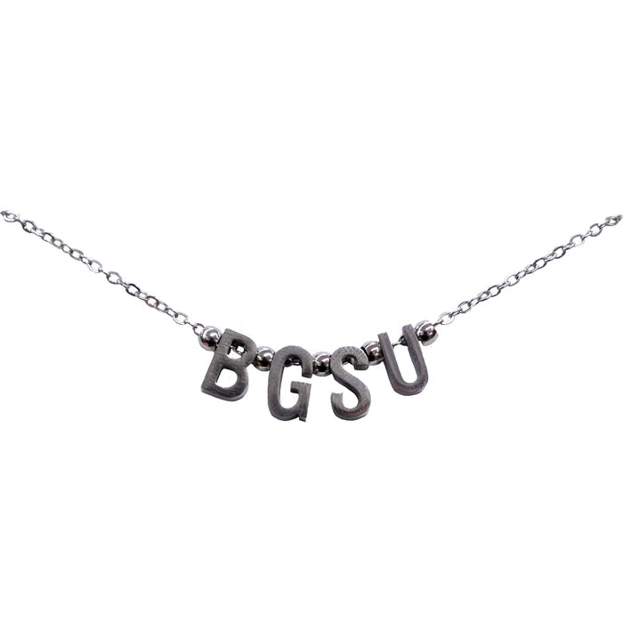 Jardine BGSU Silver Tone Necklace
