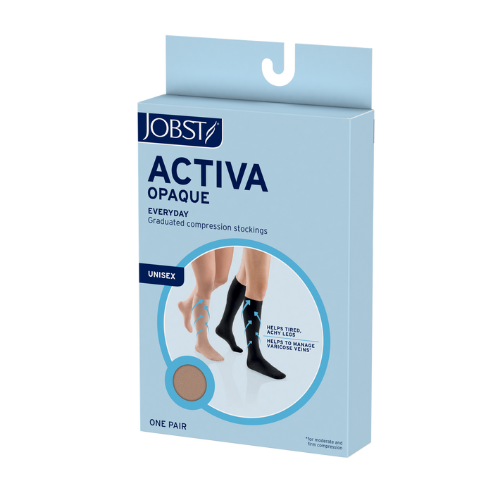 JOBST® Activa Opaque Knee High 15-20mmHg