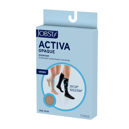 JOBST® Activa Opaque Knee High 15-20mmHg