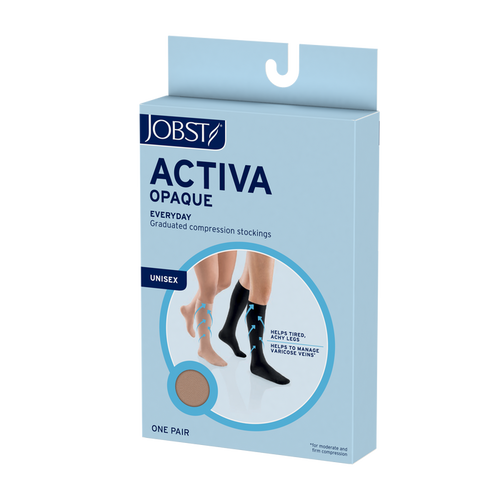 JOBST® Activa Opaque Knee High 15-20mmHg